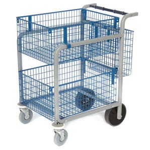 Mailroom trolleys - Large mail distribution trolley