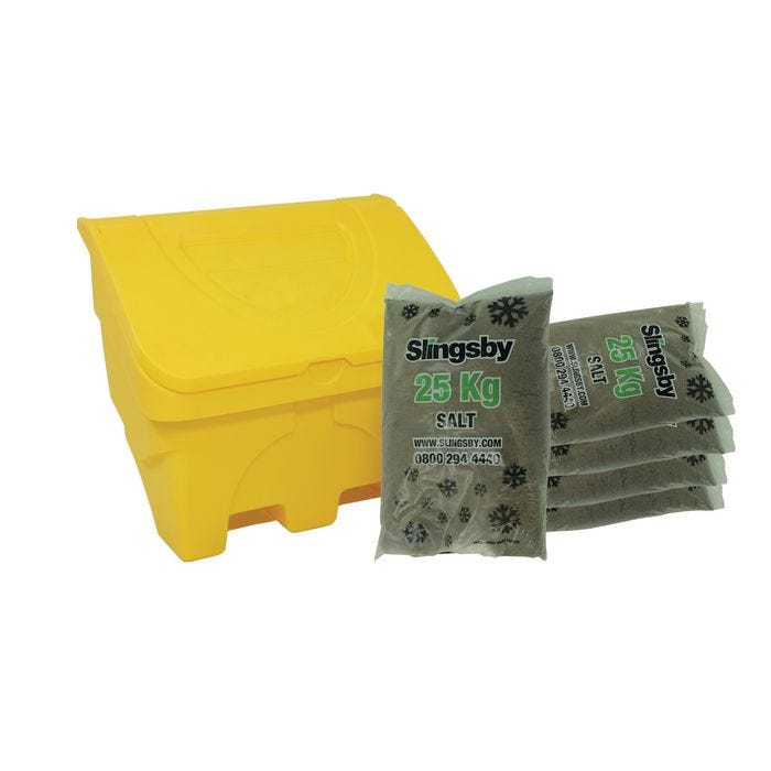 130L salt and grit bin