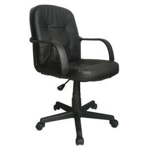 Medium back leather effect executive office chair