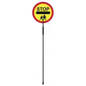 Stop children crossing lollipop sign
