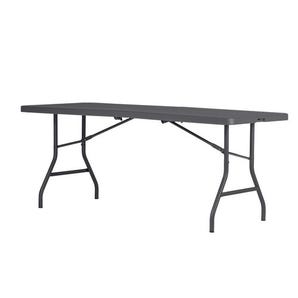 Polyfold lightweight folding table with carry handle