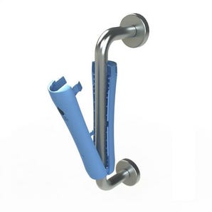 Hygienic antibacterial pull door handle