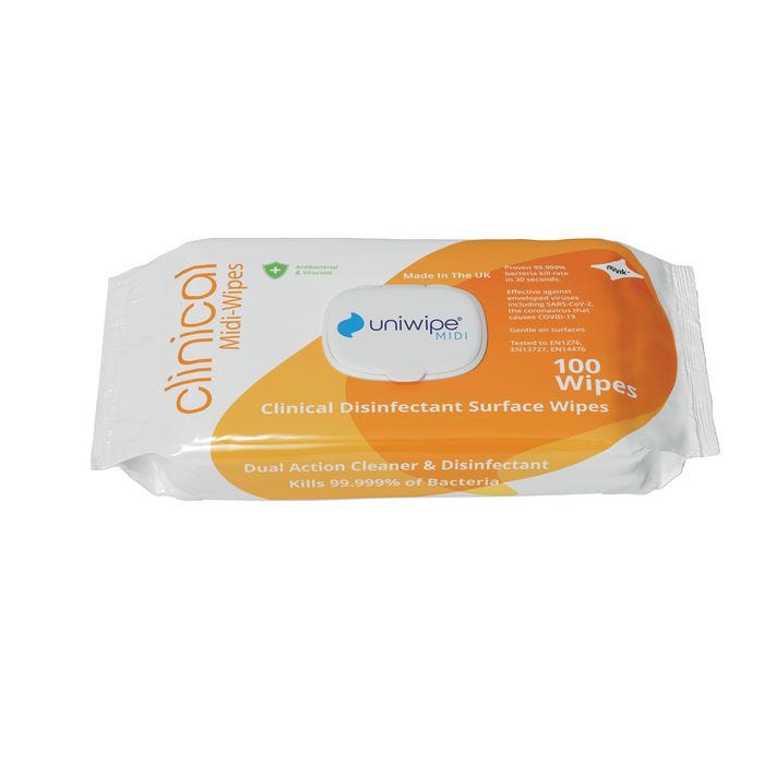 Uniwipe Clinical disinfectant wipes