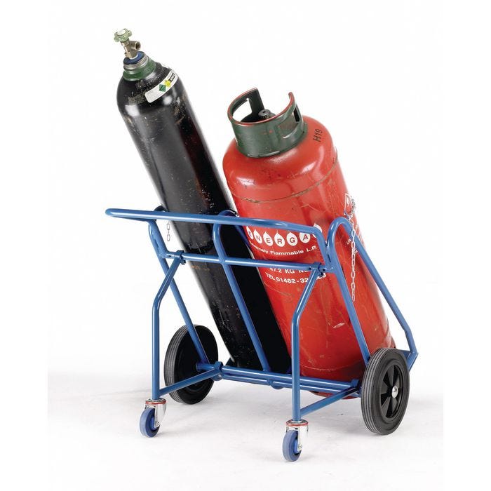 Oxygen acetylene cylinder trolley | Slingsby