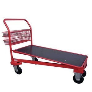Nesting cash and carry trolley