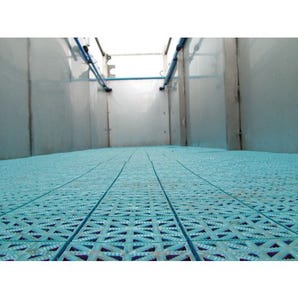 Duckboard floor tiles