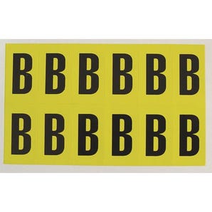 Self-adhesive numbers and letters - Letter B