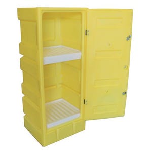 Hazardous substance storage cabinets
