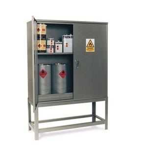 Petroleum storage cabinets with stand