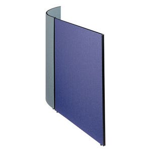 BusyScreen® classic floor partition, curved screens