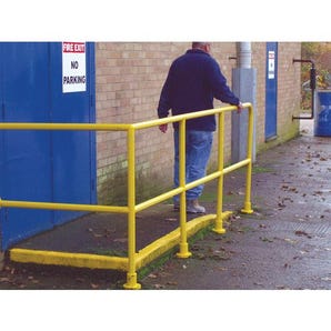 PVC coated handrail system - Tubular rails