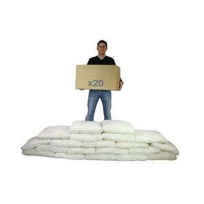 Portable water activated expanding sandbags
