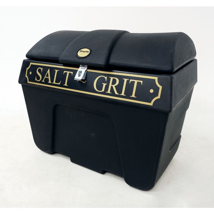 Victoriana salt and grit bins - without hopper feed, with hasp and staple