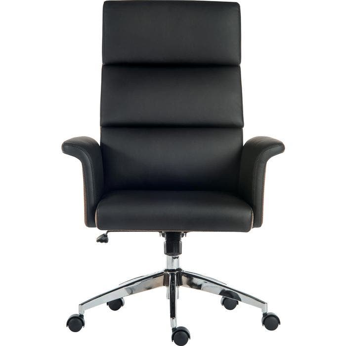 High back gull wing executive chair