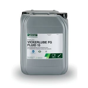 Vickerlube food grade lubricating fluid – available in ISO VG 15, 22, 32, 46, 68 and 100 (20 litre)