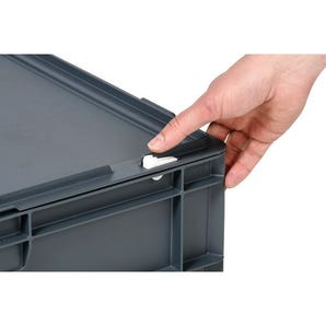Hinged lids for Euro containers - pack of 10