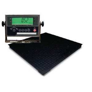 Platform scales with water resistant display and PC/printer port