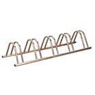 Steel floor and wall mounted cycle racks