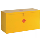 yellow COSHH cabinet