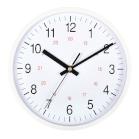 white clock