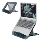 grey laptop riser