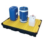 Yellow spill tray