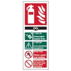 fire extinguisher sign