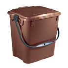 Brown food caddie with handle
