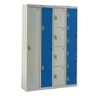 Blue and grey lockers
