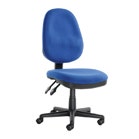 Blue office cushioned office chair