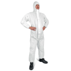 white PPE coverall