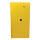 yellow CoSHH cabinet