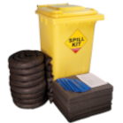 assorted spill kit with bin