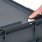 Lid container security seals