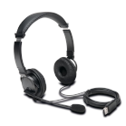 black headphones