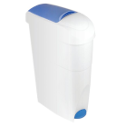 white washroom bin