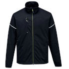 black waterproof coat