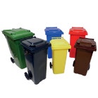 Wheelie bins in multiple colours