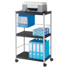 black office trolley